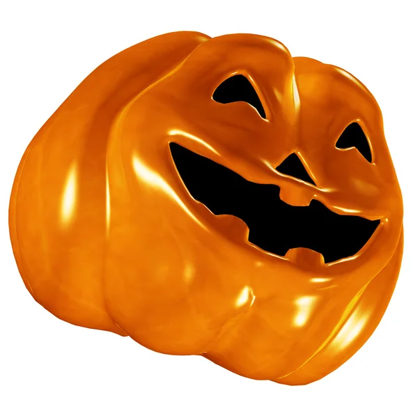 Smiling Halloween Pumpkin Jack O'lantern — Stock Photo, Image