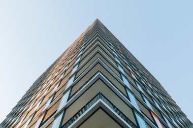 perspektif yeni modern bina gökdelen iş merkezi için başarı