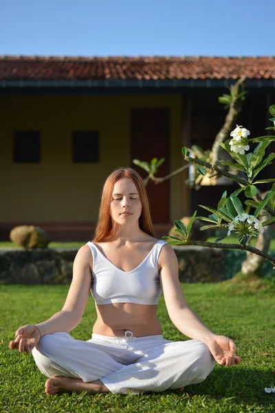 Garden Meditation — Stock Photo, Image