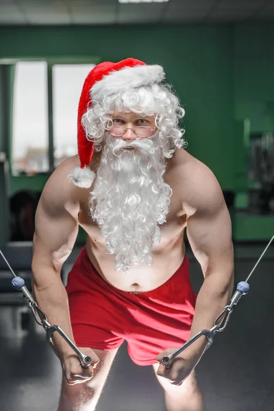 Santas training — Stock Photo, Image