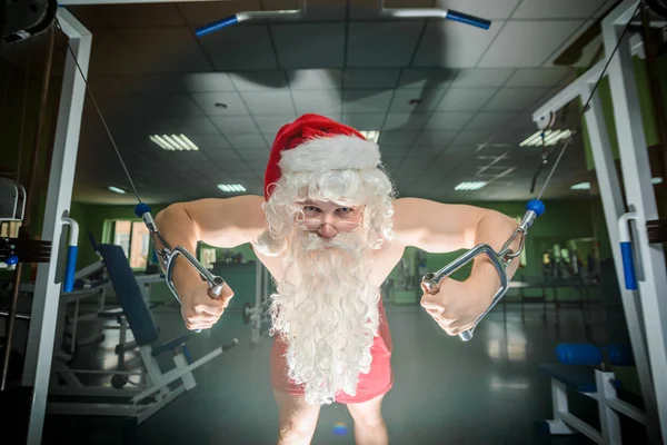 Santas training — Stock Photo, Image