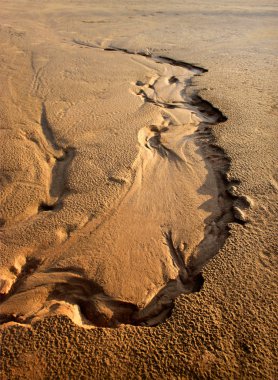 kurumuş nehir yatağının kumlu arka plan.