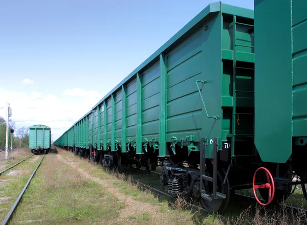 Structure of railway cars. — Stock Photo, Image