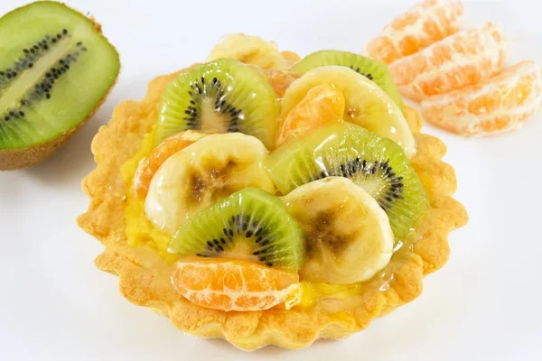 Crostata alla frutta fresca — 스톡 사진