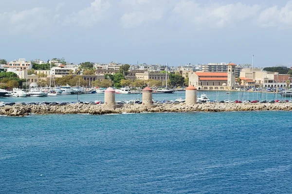 Väderkvarnar, Rhodos — Stockfoto