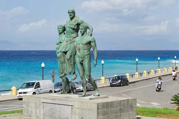 Staty av diagoras, Rhodos — Stockfoto