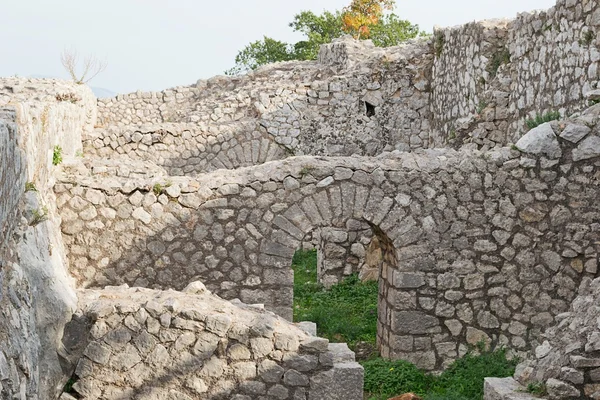 Tempel av jupiter anxur mount-terracina — Stockfoto
