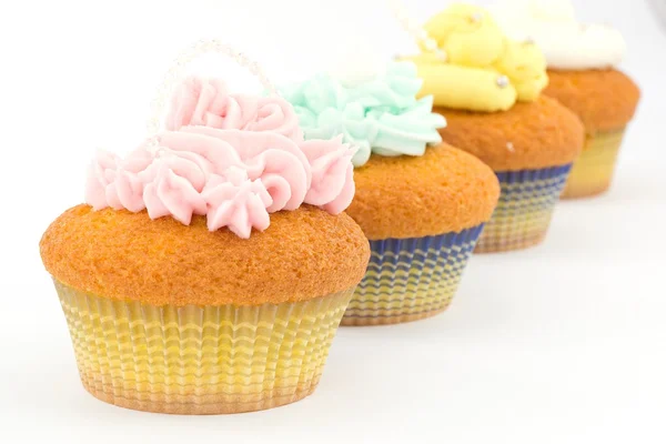 Buttercream ile cupcakes — Stok fotoğraf