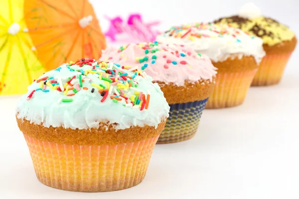 Pasteles con crema de mantequilla — Foto de Stock