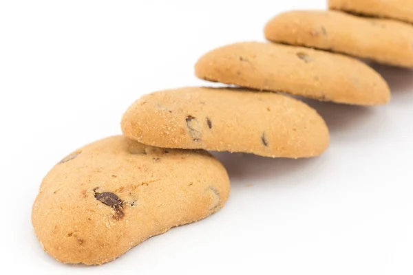 Biscotti con gocce di cioccolato — Stockfoto