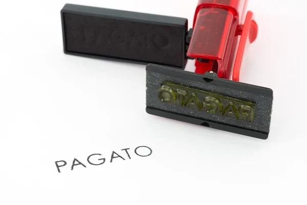 Pagato — Stock Photo, Image