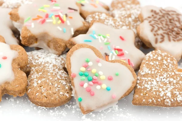 Kanel cookies frostat — Stockfoto