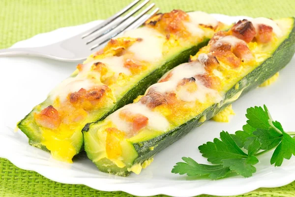 Fylld zucchini — Stockfoto