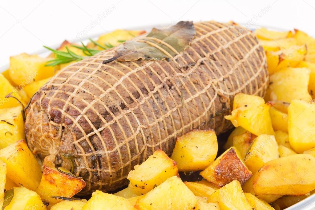 Roast-beff with potatoes