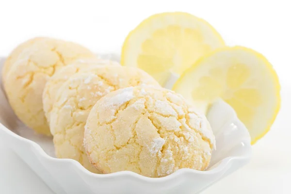 Lemon cookies Royaltyfria Stockbilder