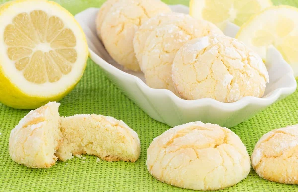 레몬 쿠키 스톡 이미지