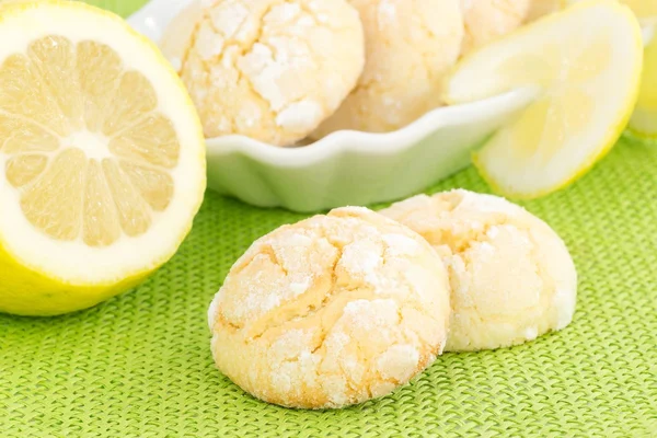 Lemon cookies Royaltyfria Stockfoton