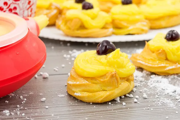 Zeppole för St joseph — Stockfoto