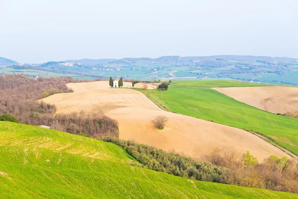 Beautifu paysage de Toscane, Italie, Val d'Orcia — Photo