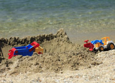 Çocukların plaj oyuncakları