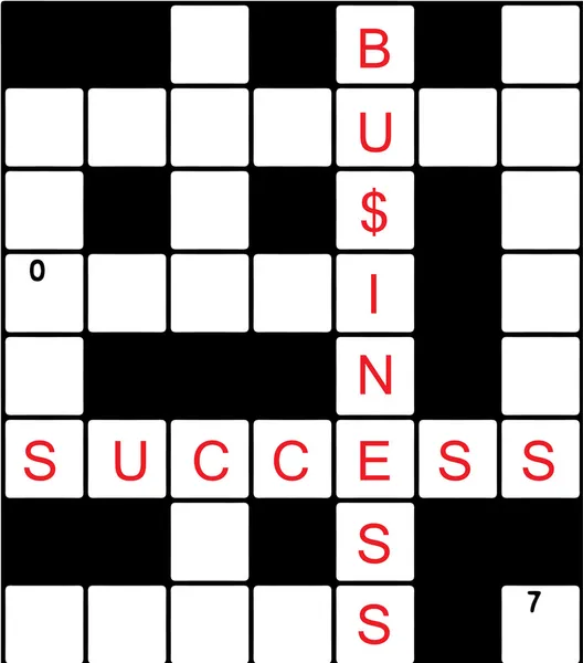 Business Crosswords — Stock Photo, Image