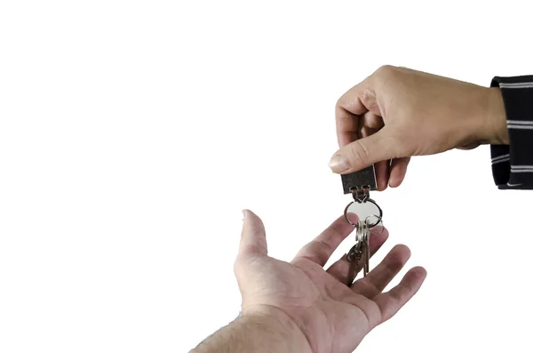 Handing Out The Keys Stock Image