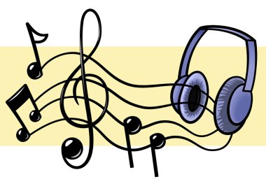 müzik ve kulaklıklar