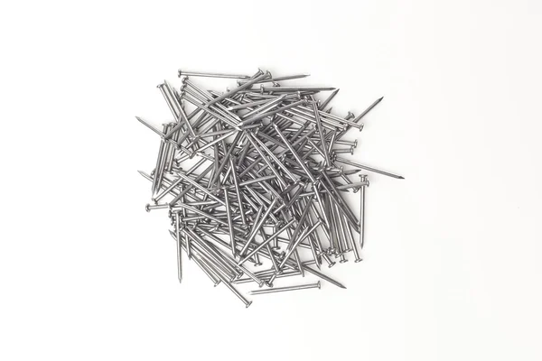 Silver stål naglar — Stockfoto
