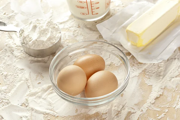 Baking ingredients — Stock Photo, Image