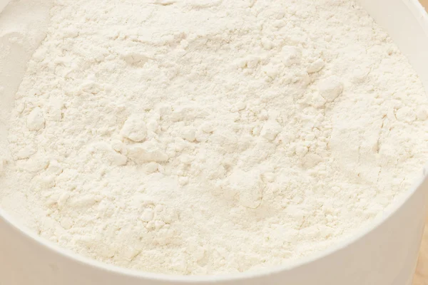 Whole grain white flour — Stock Photo, Image