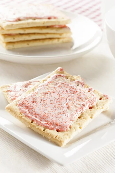 Hot Strawberry Toaster Pastry — Stock Photo, Image