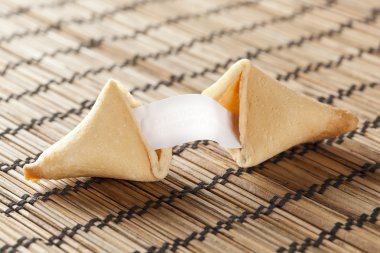 taze yapılmış fal kurabiyesi