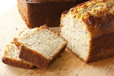 taze ev yapımı haşhaş tohumu ekmek