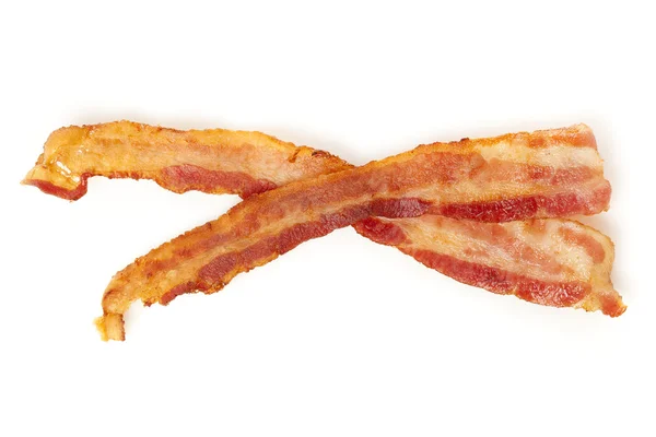 Cooked Greasy Bacon — Stock Photo, Image