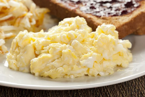 Homemade Wholesome American Breakfast — Stock Photo, Image