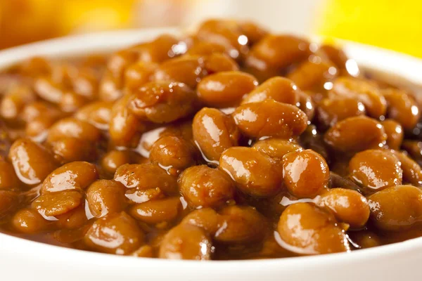 Fresh Homemade BBQ Baked Beans — Stock Photo, Image
