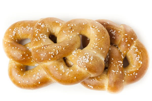 Homemade Warm Soft Pretzel — Stock Photo, Image