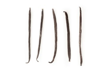 taze kahverengi organik vanilya çekirdeği