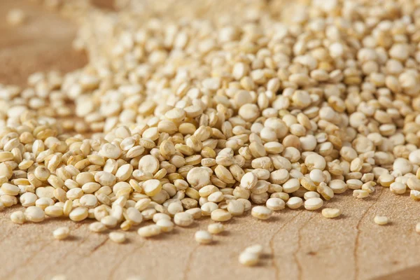 Rauwe biologische quinoa zaden — Stok fotoğraf