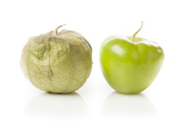 taze yeşil organik domates