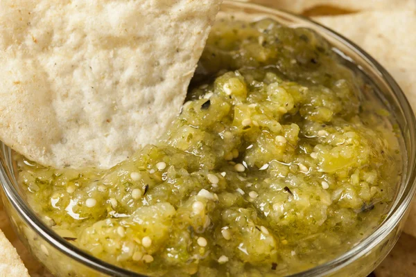 Salsa Verde caseiro fresco — Fotografia de Stock