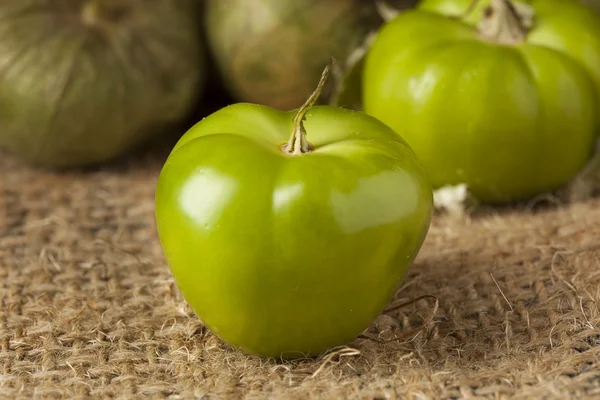 Fresh Green Organic Tomatillo — Stock Photo, Image