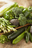 Skupina organických čerstvé míchané zeleniny