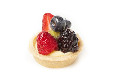 taze ev yapımı meyve tart