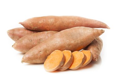 taze organik portakal tatlı patates