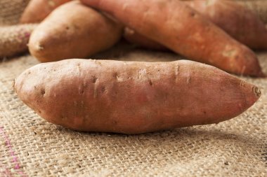 taze organik portakal tatlı patates