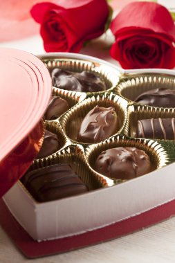 çeşitli çikolata kutusu