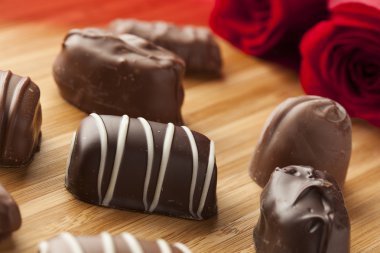 çeşitli çikolata kutusu