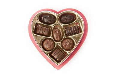 çeşitli çikolata kutusu