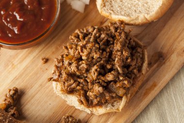 özensiz ızgara biftek sandviç